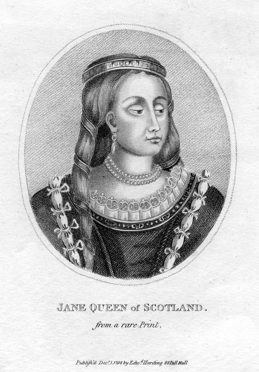 Jane Queen of Scotland, 1798 av Unbekannt