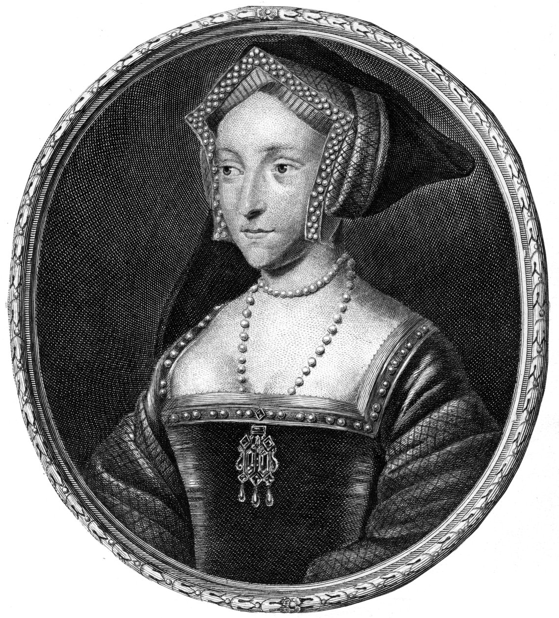 Jane Seymour, dronningkonsort av England og tredje kone til Henry VIII av Unbekannt