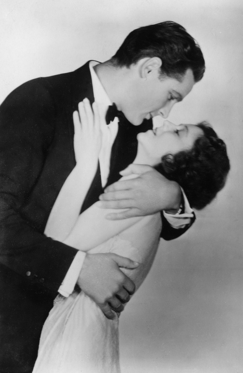 Janet Gaynor 1906-1984 og Charles Farrell 1901-1990, amerikanske skuespillere, 1900-tallet av Unbekannt