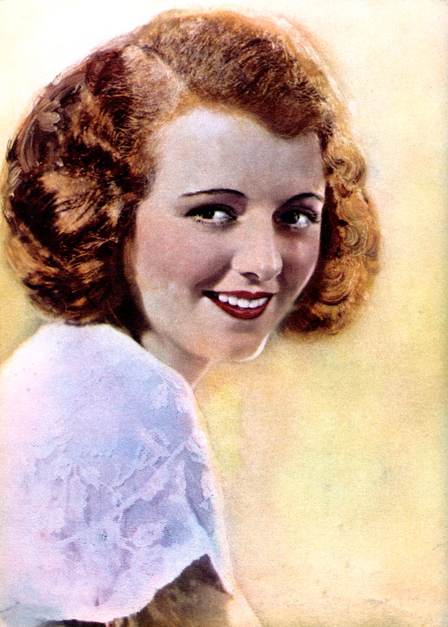 Janet Gaynor , amerikansk skuespillerinne, 1934-1935 av Unbekannt
