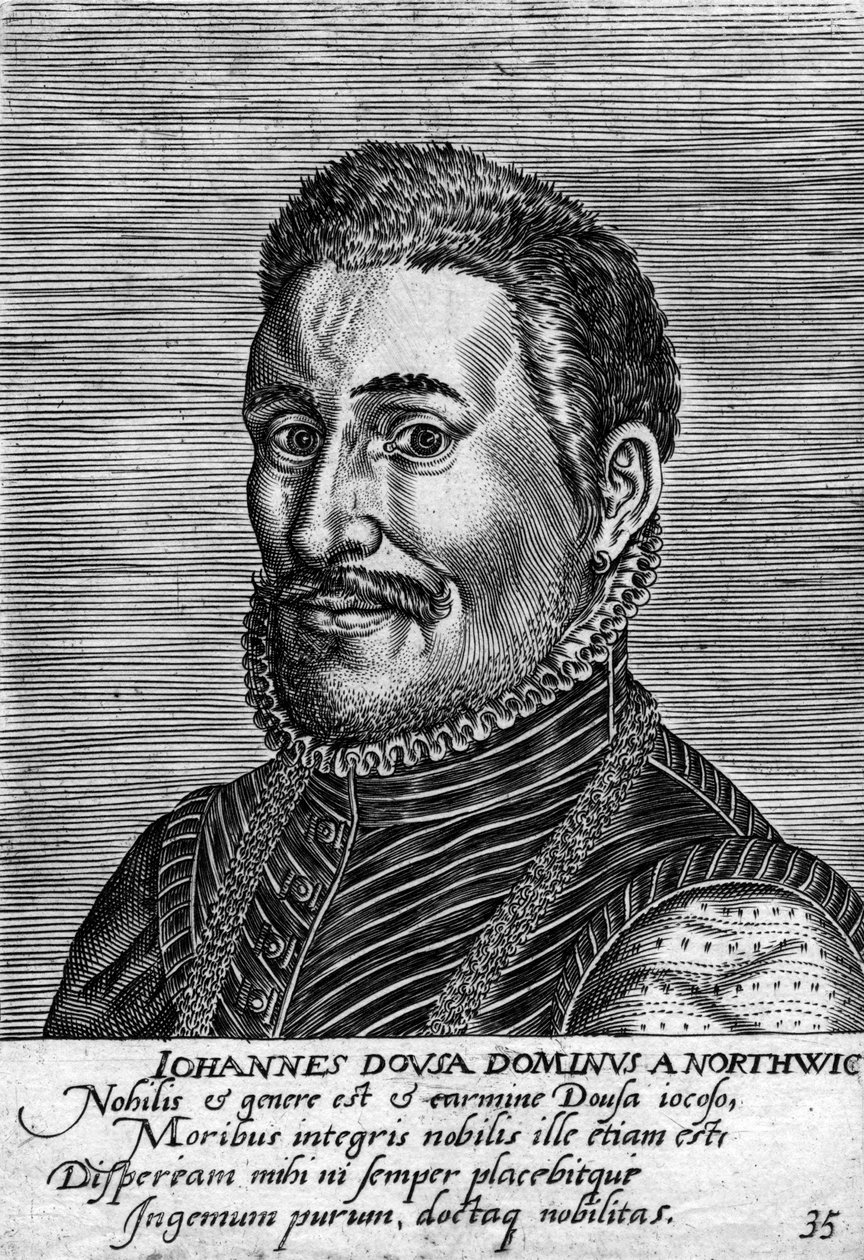 Janus Dousa 1545-1604, nederlandsk statsmann, historiker, poet og filolog av Unbekannt
