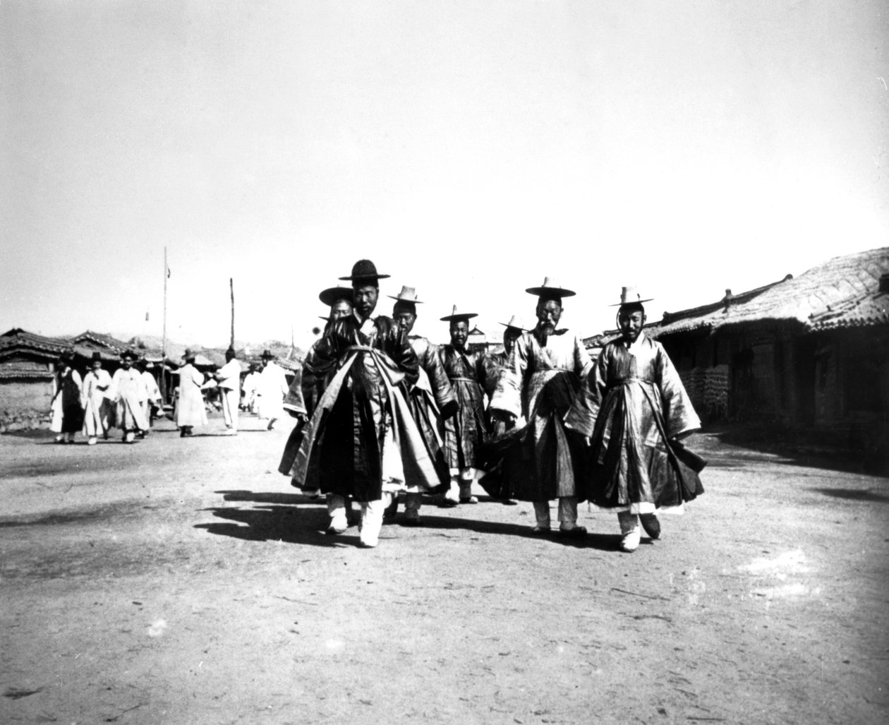 Japanske tjenestemenn, Korea, 1900 av Unbekannt
