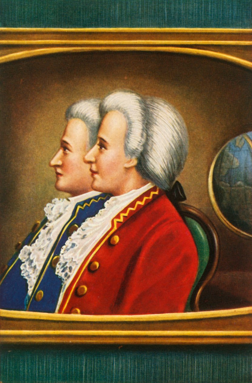Jacques Etienne Montgolfier og Joseph Michael Montgolfier, 1933. av Unbekannt