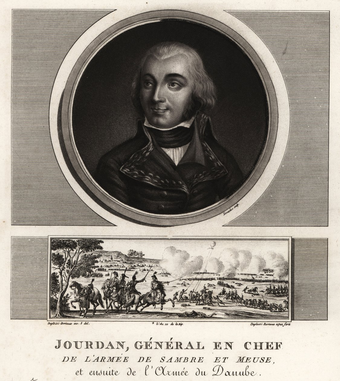 Jean-Baptiste Jourdan, sjefsgeneral for Army of Sambre and Meuse av Unbekannt