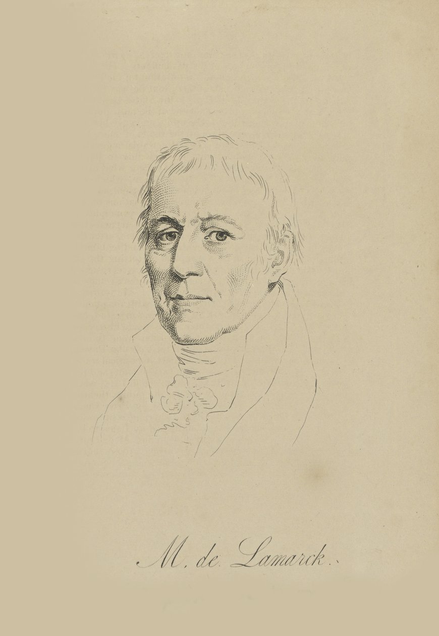 Jean-Baptiste Pierre Antoine de Monet, Chevalier de Lamarck 1744-1829, ca. 1810. av Unbekannt