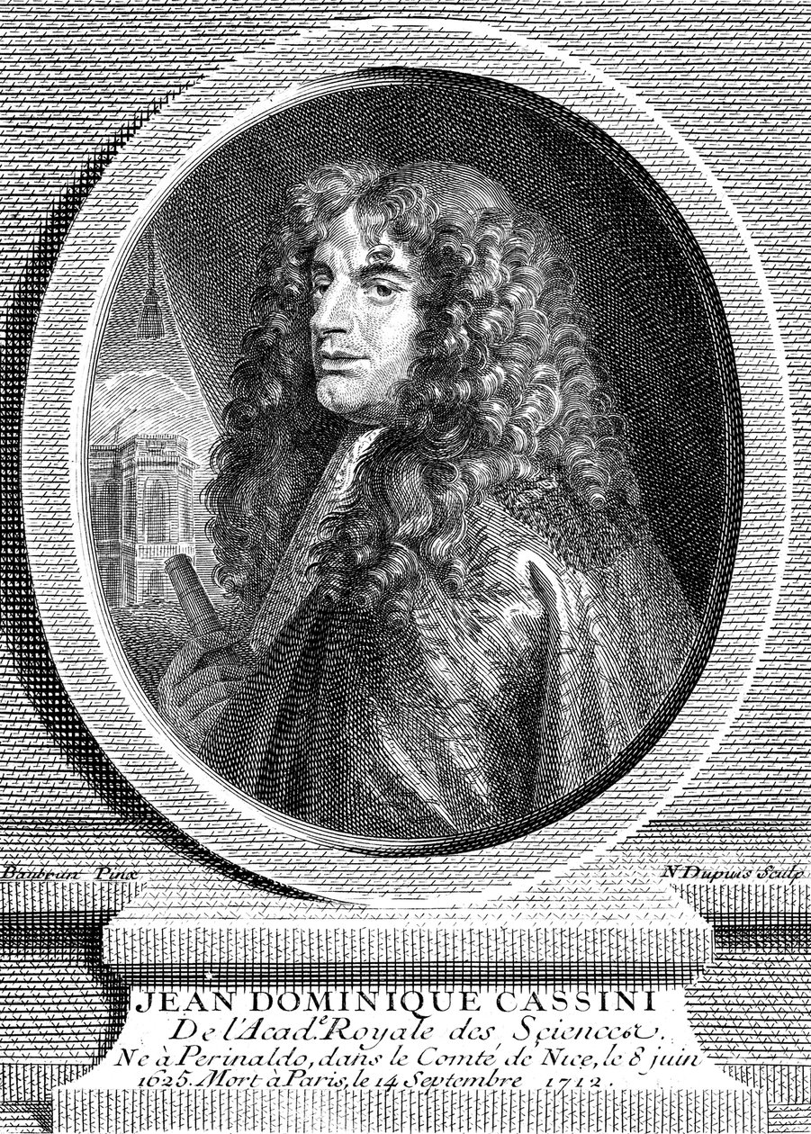 Jean-Dominique Cassini , italienskfødt fransk astronom, 1777 av Unbekannt