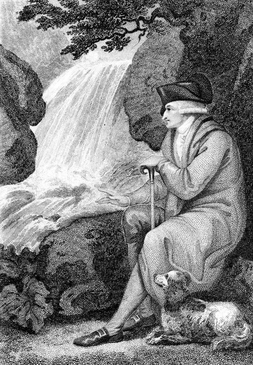 Jean-Jacques Rousseau, fransk politisk forfatter, 1787 av Unbekannt