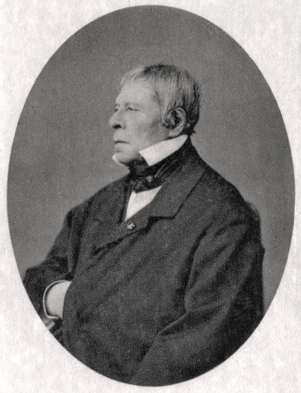 Jean Auguste Dominique Ingres, fransk nyklassisistisk kunstner, 1841 av Unbekannt