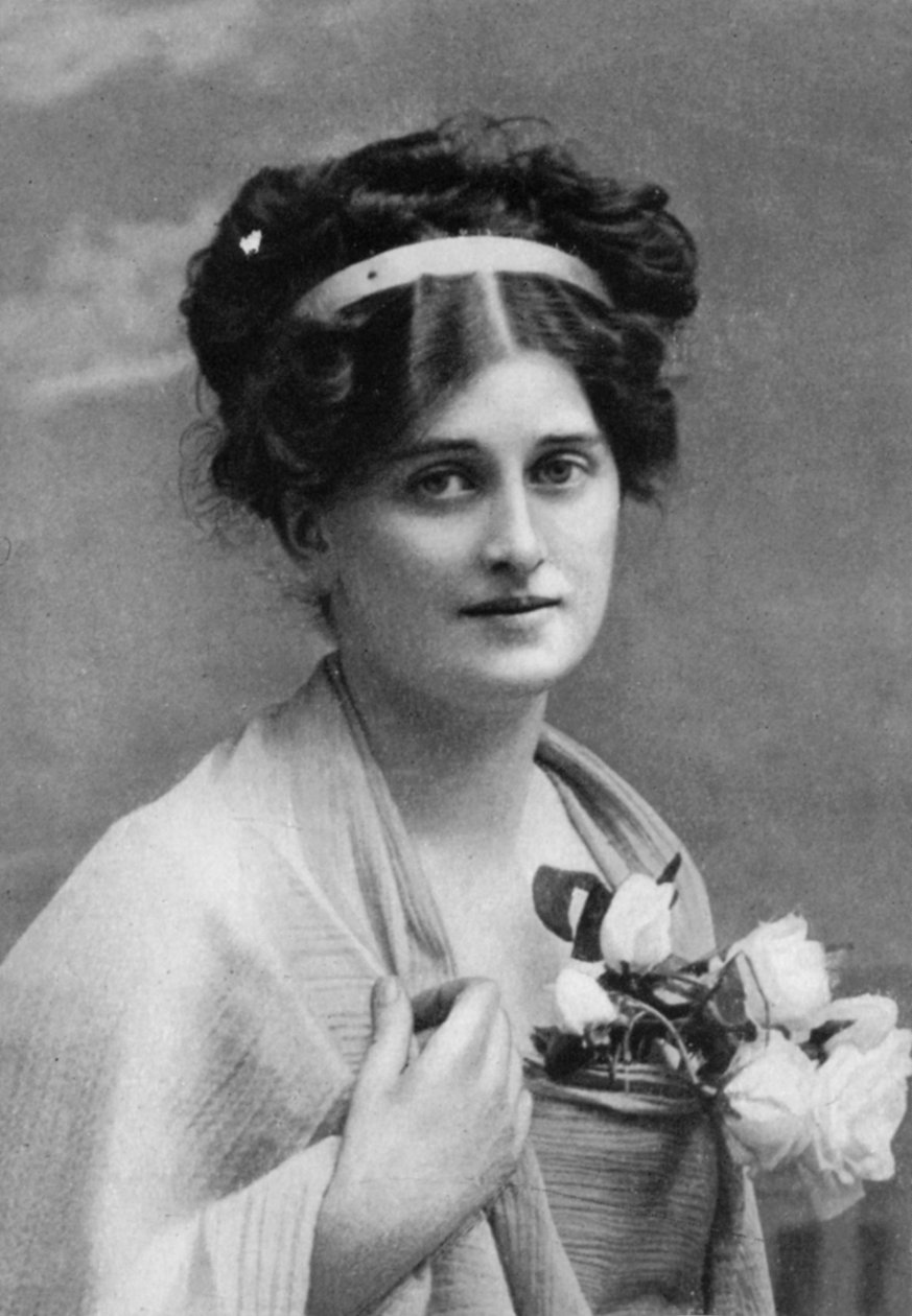 Jean Aylwin , skuespillerinne, 1908-1909 av Unbekannt