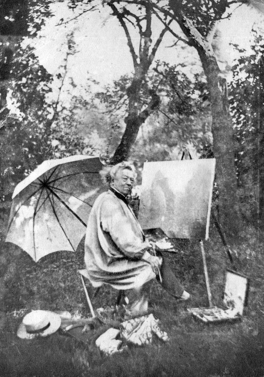 Jean Baptiste Camille Corot, fransk kunstner, c1845-1875 av Unbekannt
