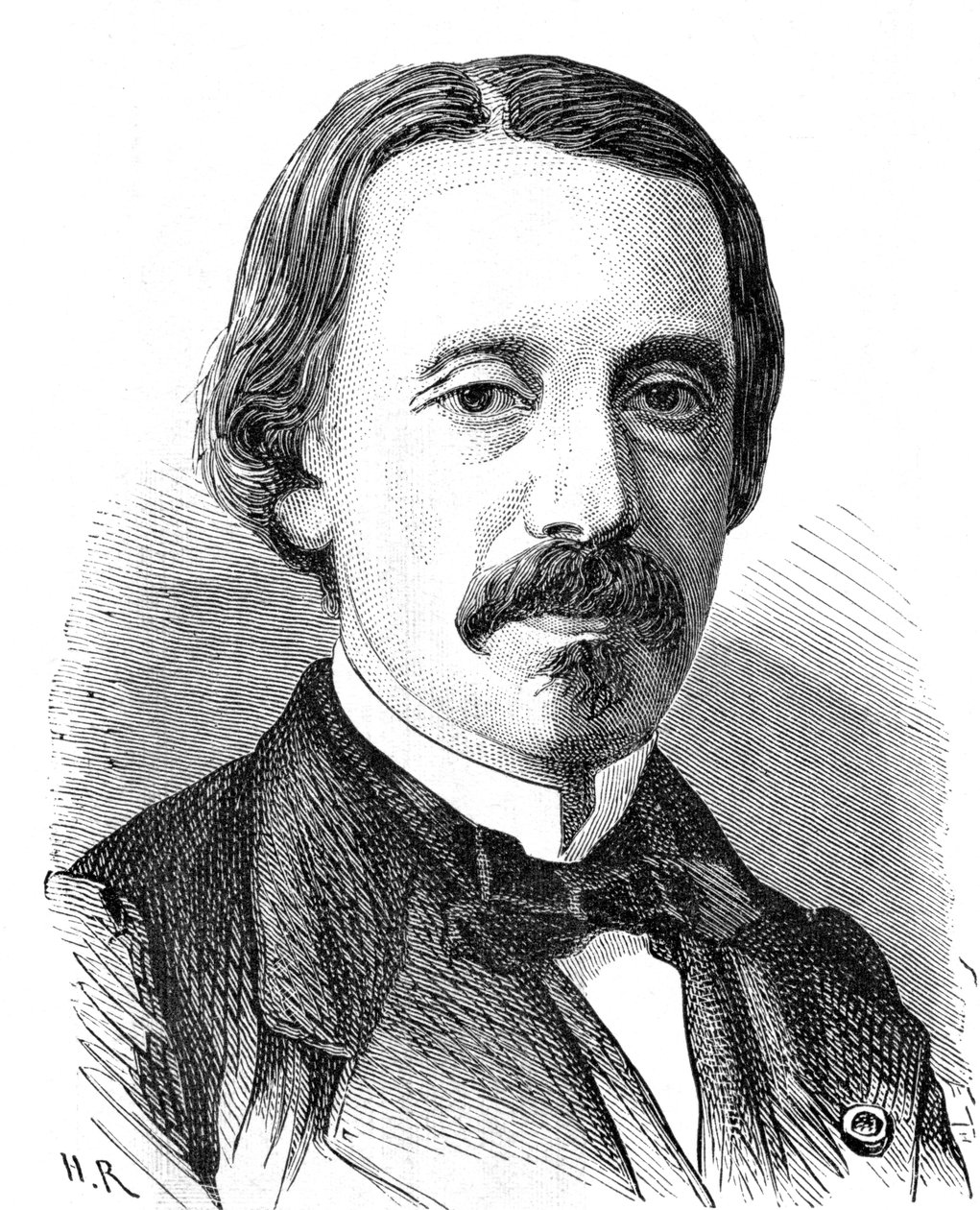Jean Bernard Leon Foucault 1819-1868, French physicist, 19th century av Unbekannt