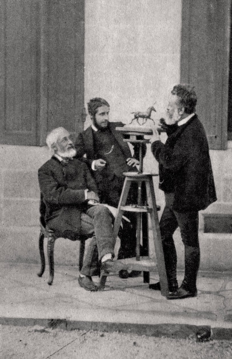 Jean Louis Ernest Meissonnier , fransk maler og skulptør, 1880 av Unbekannt