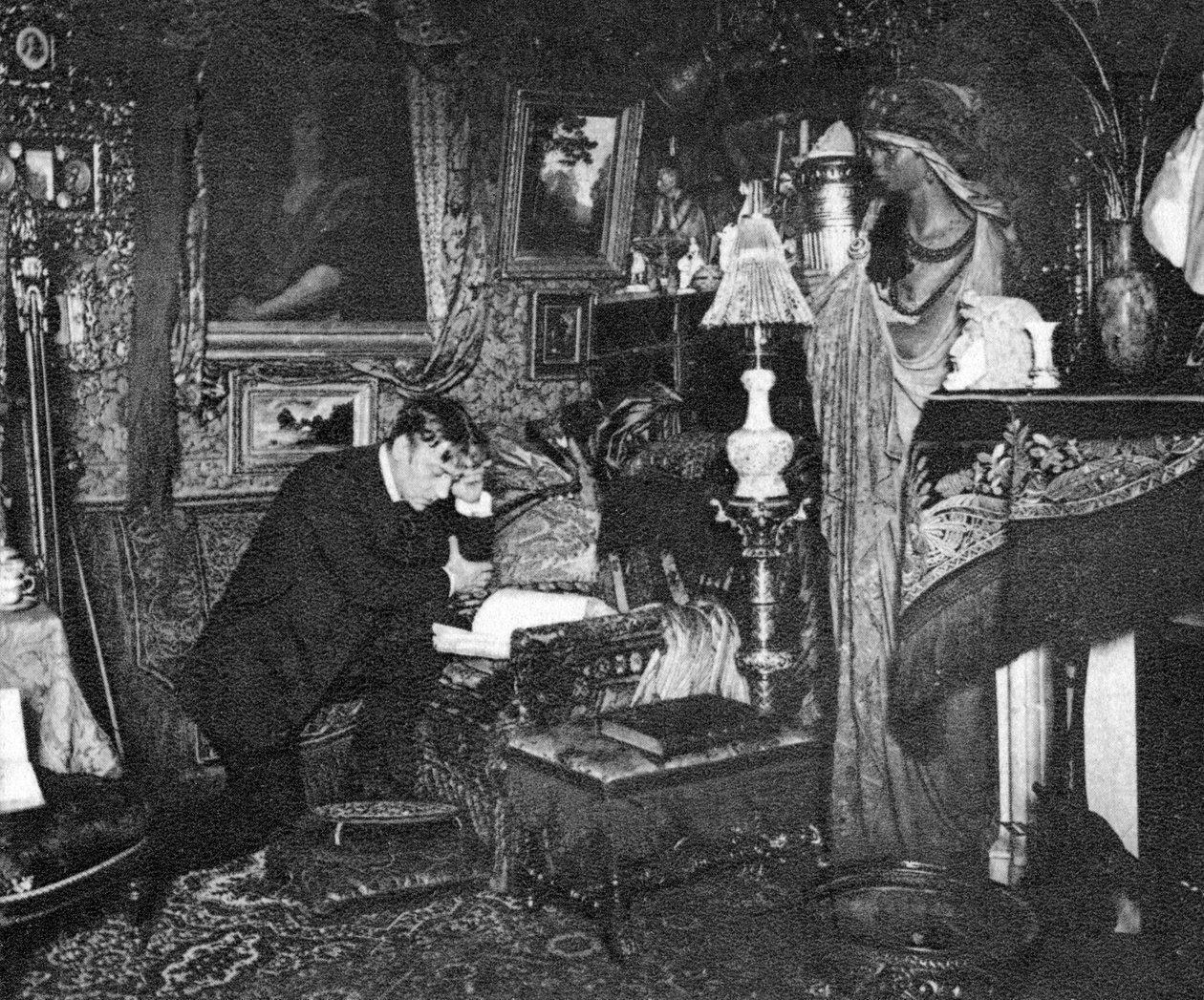 Jean Mounet-Sully , fransk skuespiller, 1910 av Unbekannt
