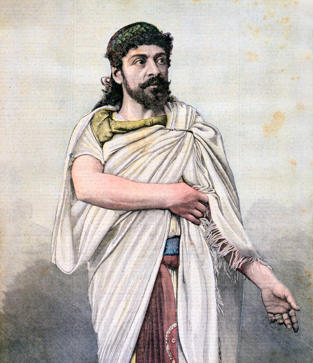 Jean Mounet-Sully som Oedipus i Oedipe Roi, Comedie Francaise, 1892 av Unbekannt