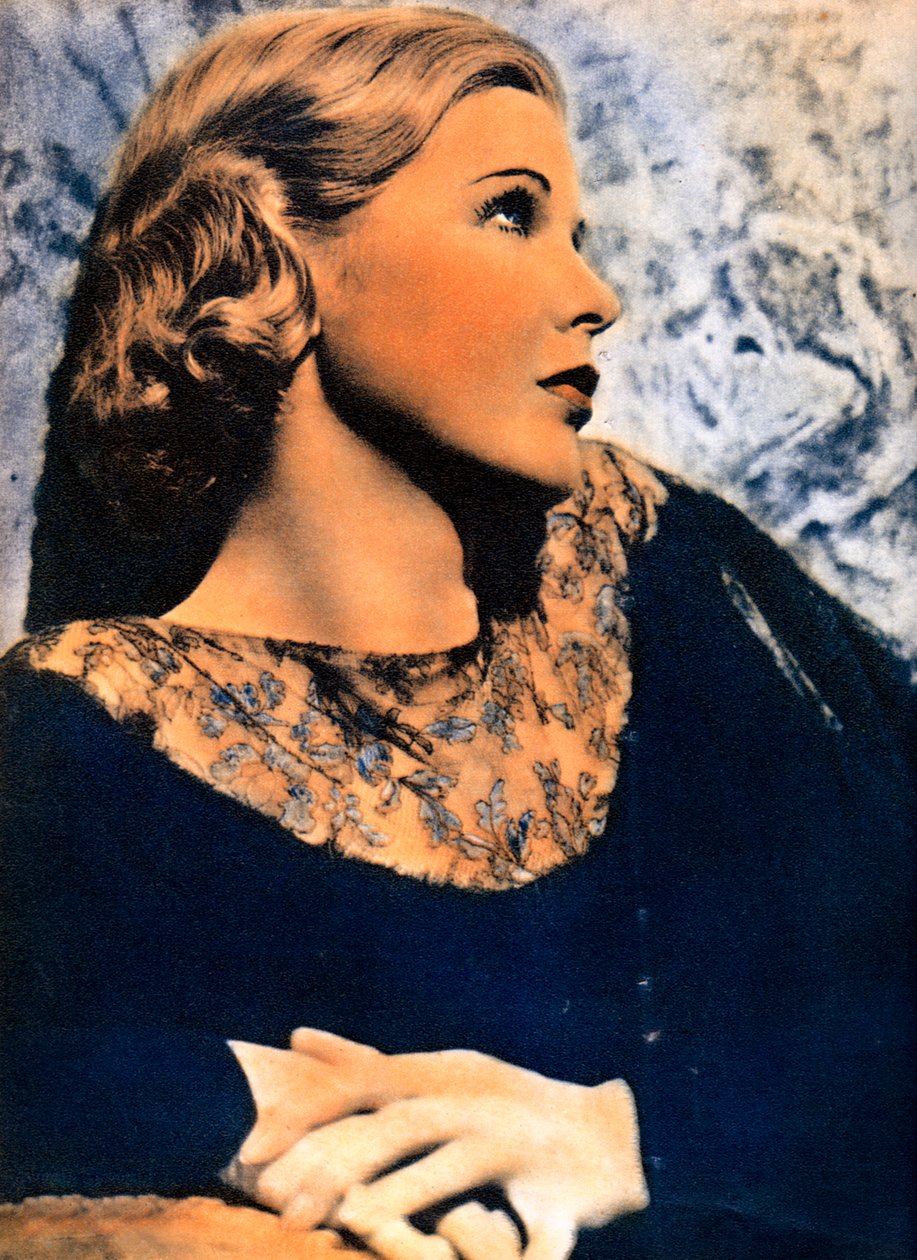 Jean Muir , amerikansk skuespillerinne, 1934-1935 av Unbekannt