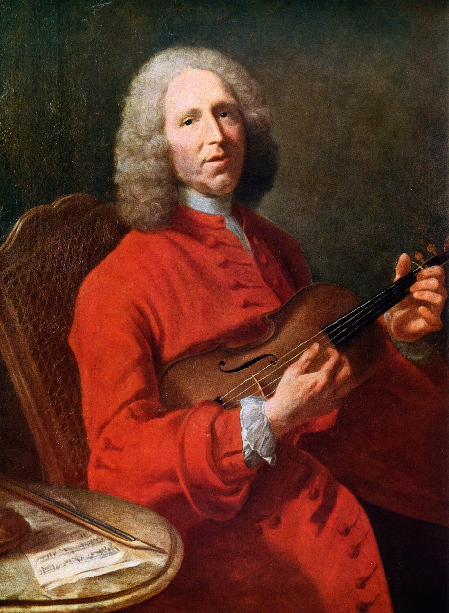 Jean Philippe Rameau 1683-1764, fransk komponist av Unbekannt