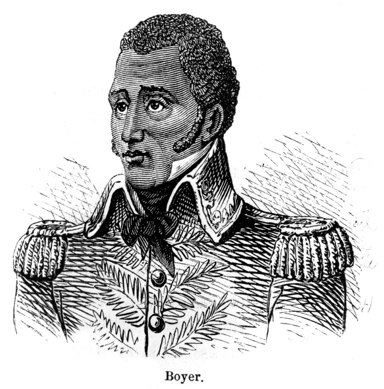 Jean Pierre Boyer , haitisk soldat og president i Haiti, 1873 av Unbekannt