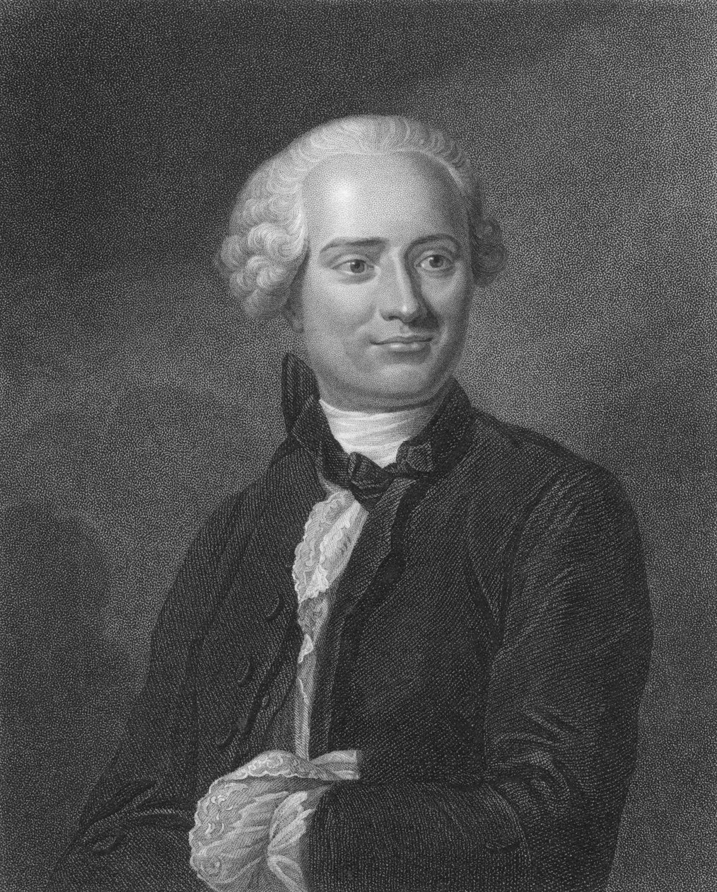 Jean le Rond dAlembert , fransk filosof og matematiker fra 1700-tallet, 1834 av Unbekannt