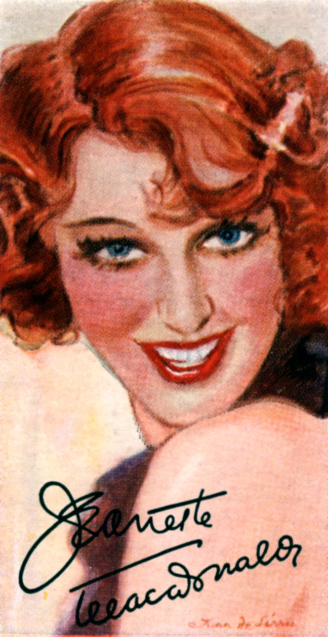 Jeanette MacDonald, 1903-1965, sanger og skuespillerinne, 1900-tallet av Unbekannt