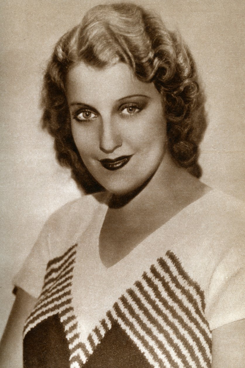 Jeanette MacDonald , amerikansk skuespillerinne, 1933 av Unbekannt