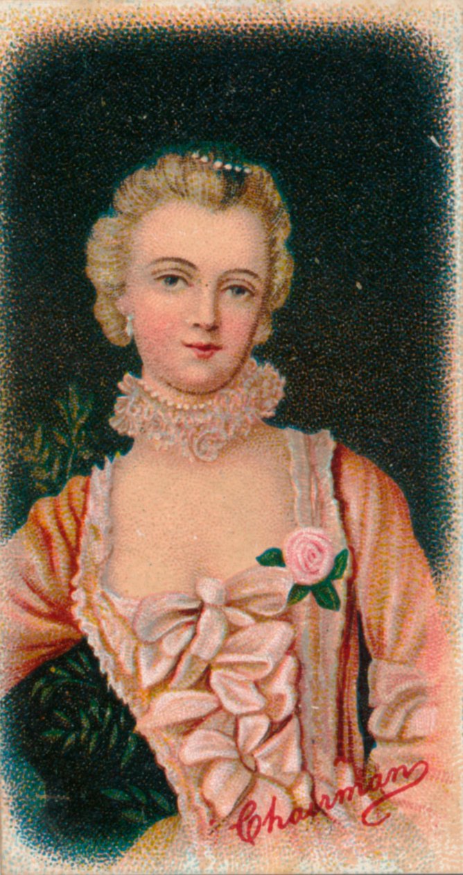 Jeanne Antoinette Poisson, også kjent som Madame de Pompadour 1721-1764, 1912 av Unbekannt