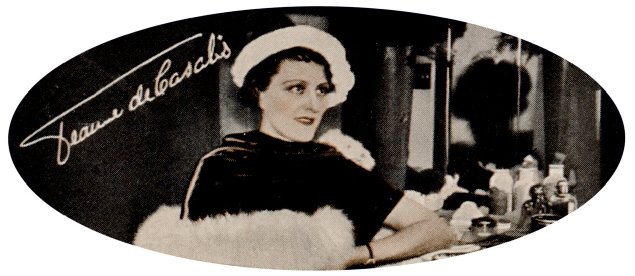 Jeanne de Casalis 1897-1966, Basutoland-født britisk skuespillerinne for scene, radio og film, 1935 av Unbekannt