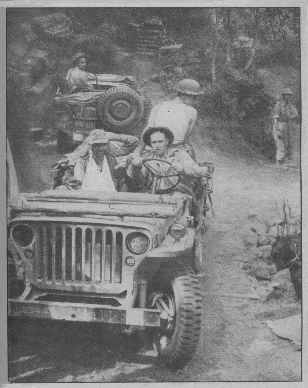 Jeep-turned-ambulanse, 1943-44 av Unbekannt