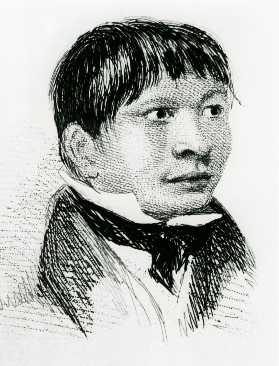 Jemmy Button, Fuegian adoptert av Fitzroy-ekspedisjonen, slik han dukket opp i 1833-1839 av Unbekannt