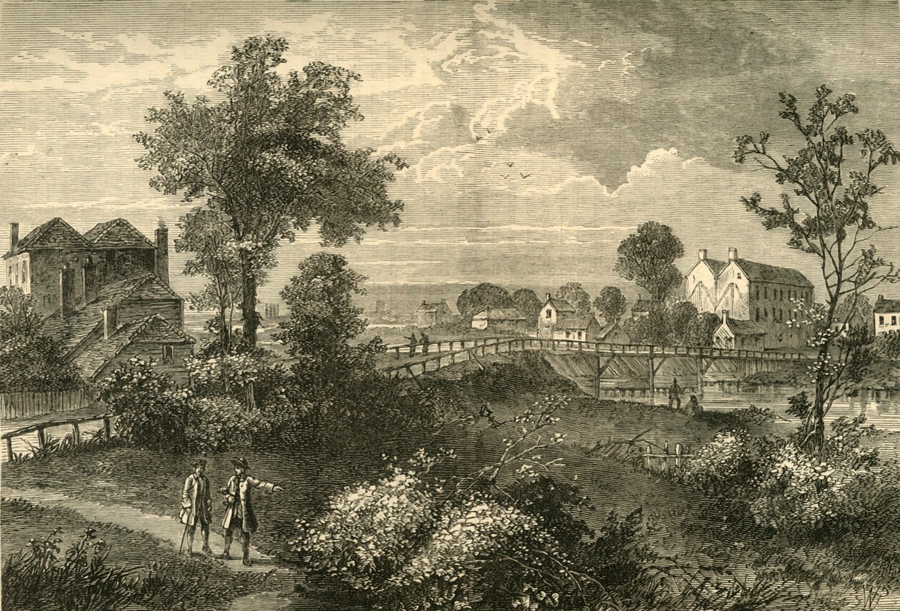 Jennys Whim Bridge, 1750, c1876. av Unbekannt