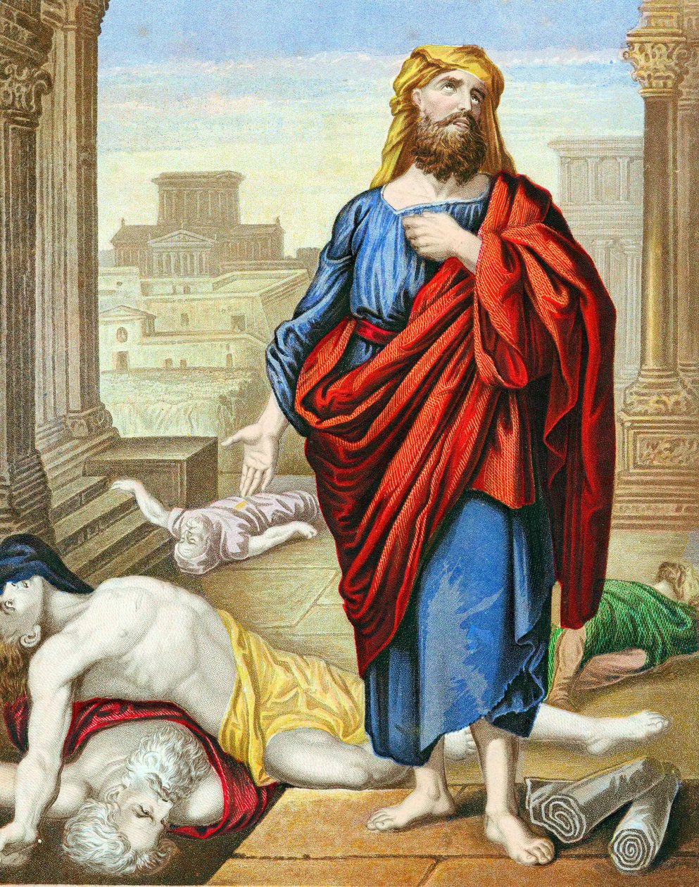 Jeremia, profet i Det gamle testamente, ca 1860. av Unbekannt