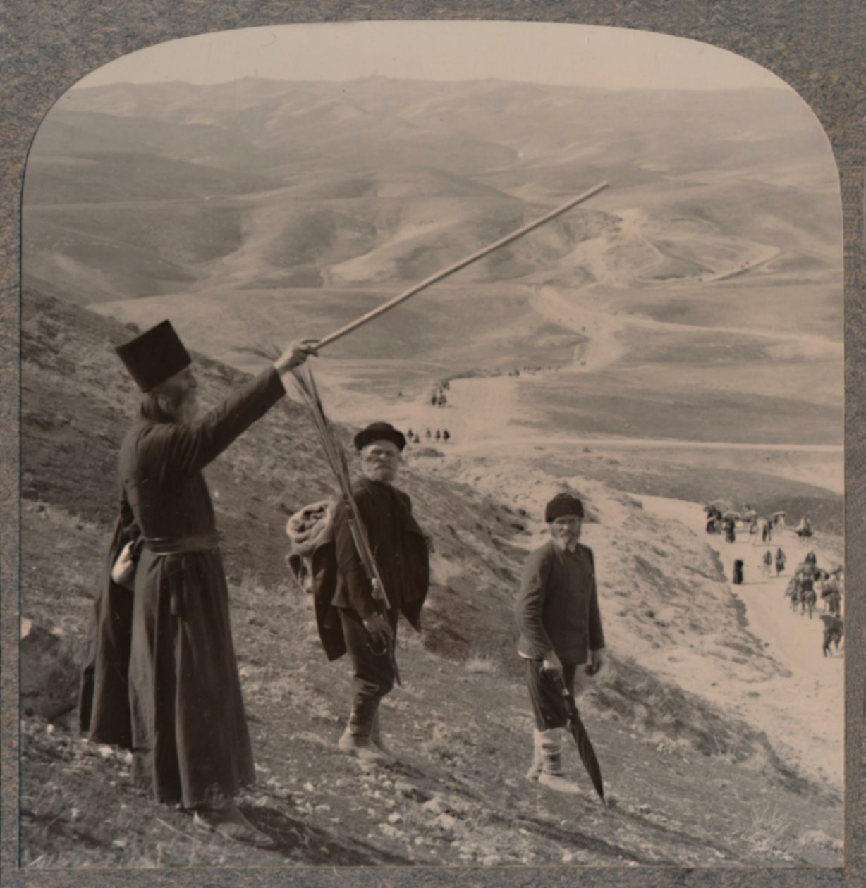 Jericho Road, nær Samaritans Inn, c1900 av Unbekannt