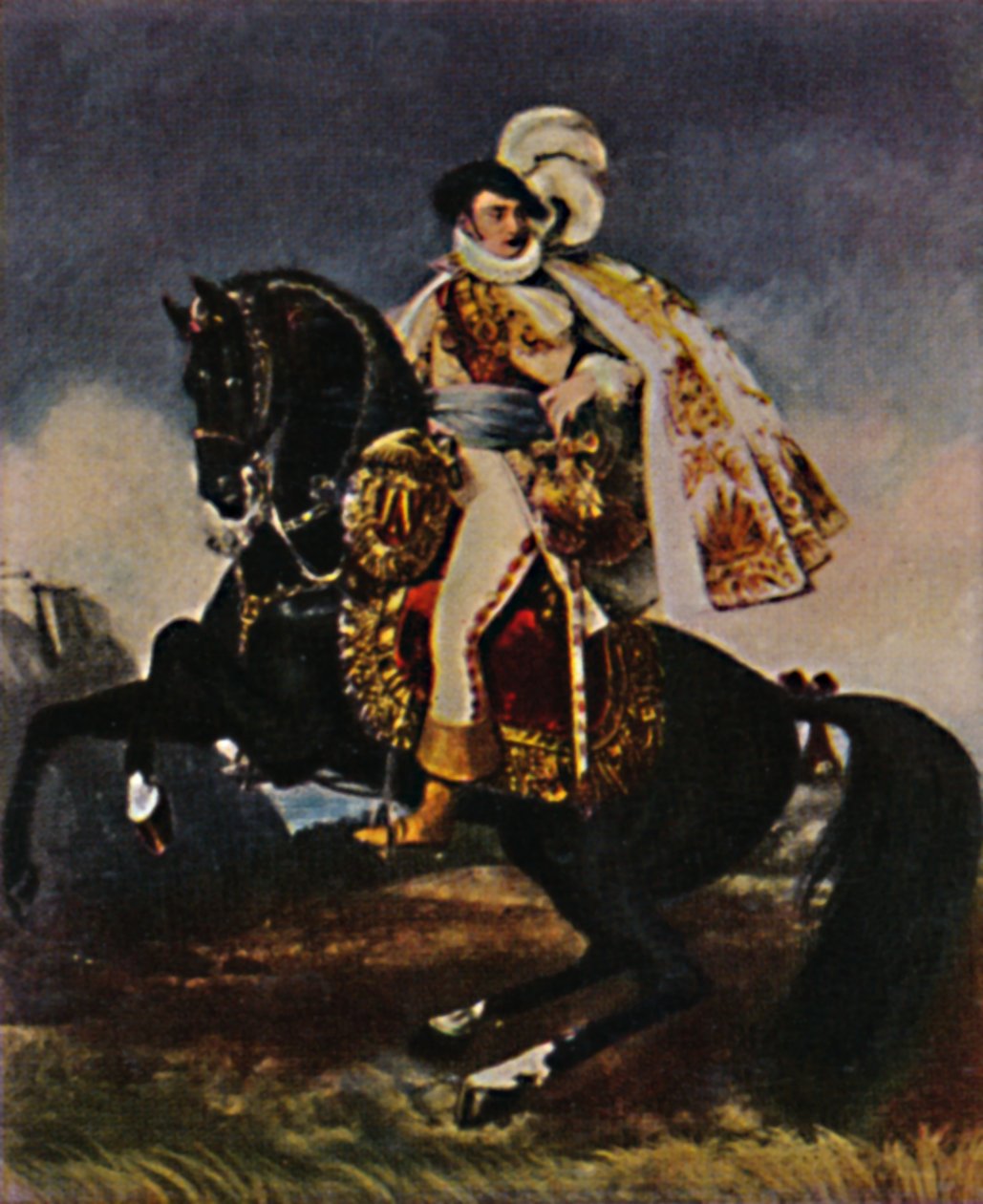 Jerome Bonaparte 1784-1860. - Maleri av Gros, 1934. av Unbekannt