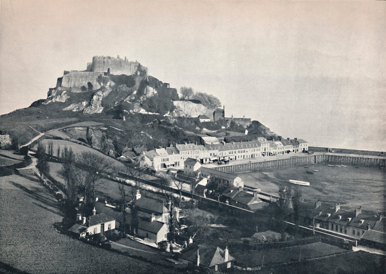 Jersey - Gorey og Mont Orgueil Castle, 1895 av Unbekannt