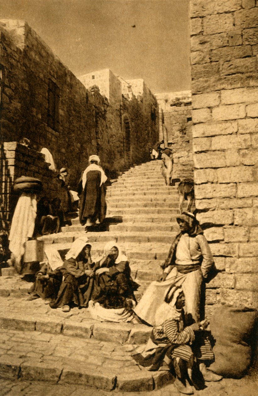 Jerusalem – A Street, c1918-c1939. av Unbekannt