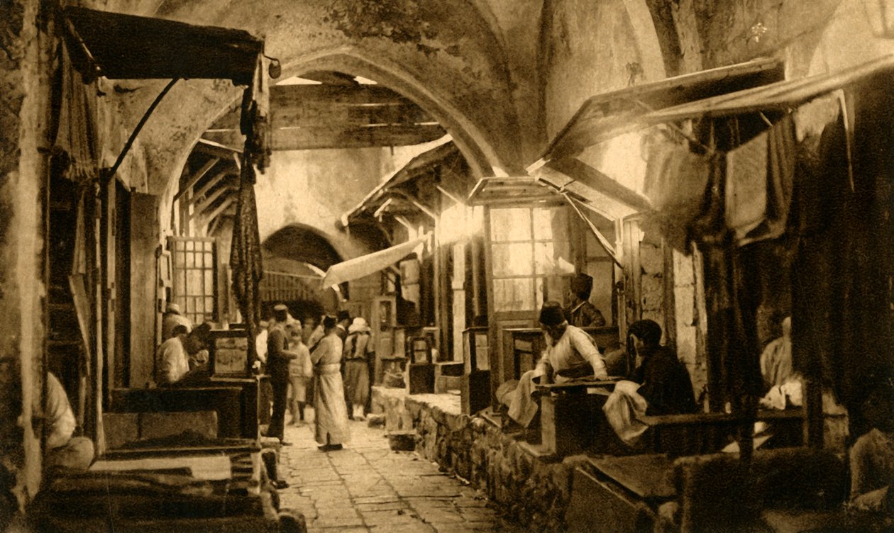Jerusalem - Gullsmedenes basar, c1918-c1939. av Unbekannt