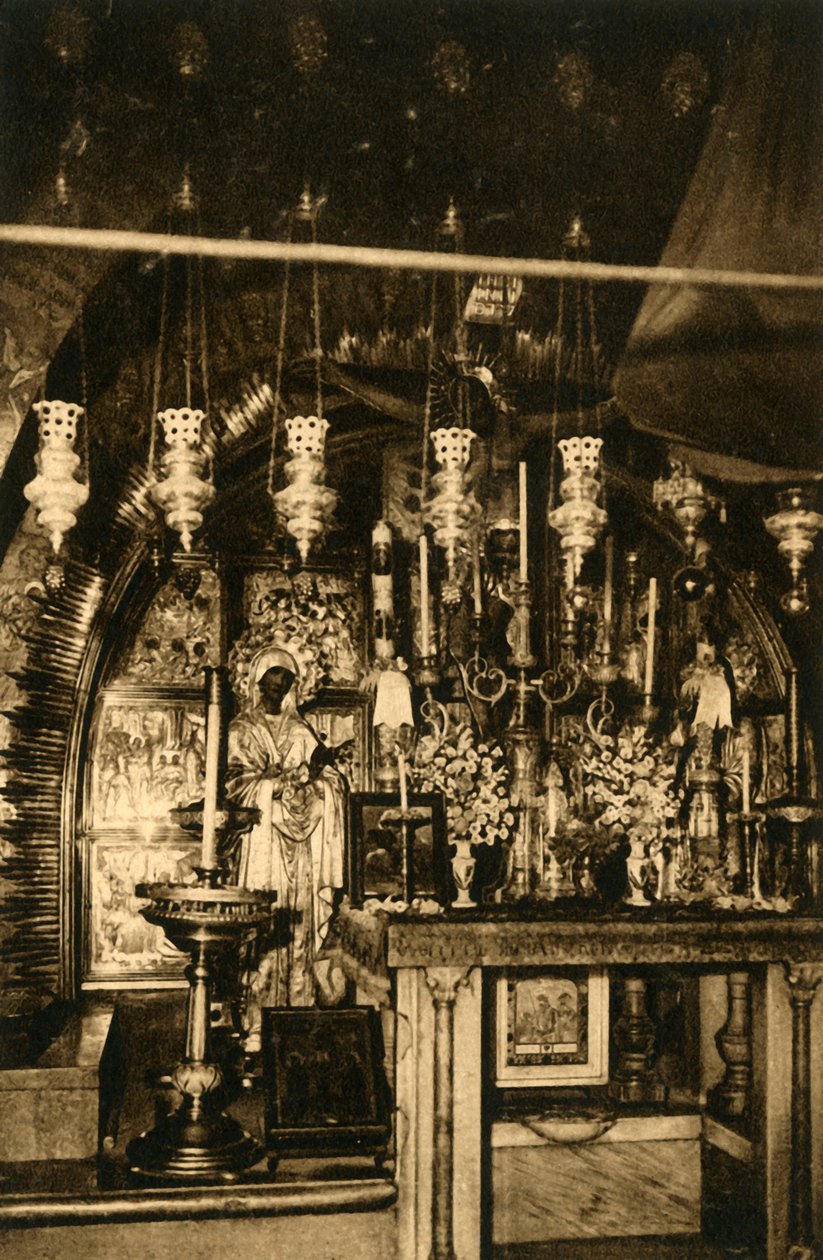 Jerusalem - Den hellige gravs kirke - Golgata, c1918-c1939. av Unbekannt