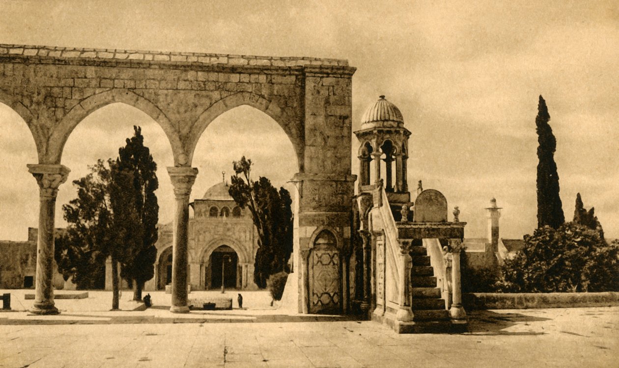 Jerusalem - Moskeen El-Aksa, c1918-c1939. av Unbekannt