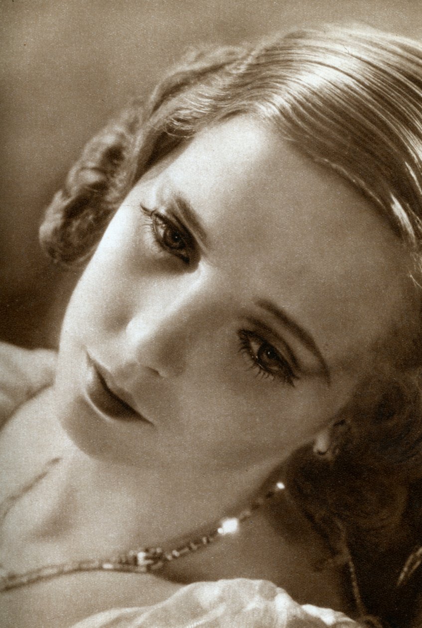 Jessie Matthews , britisk skuespillerinne, 1933 av Unbekannt