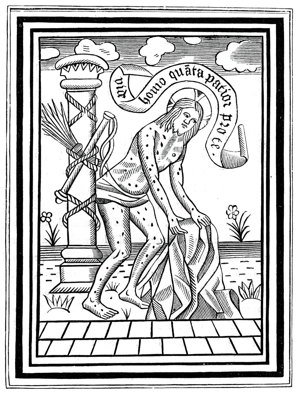 Jesus Kristus etter hans flagellasjon, c1400-tallet, 1870 av Unbekannt