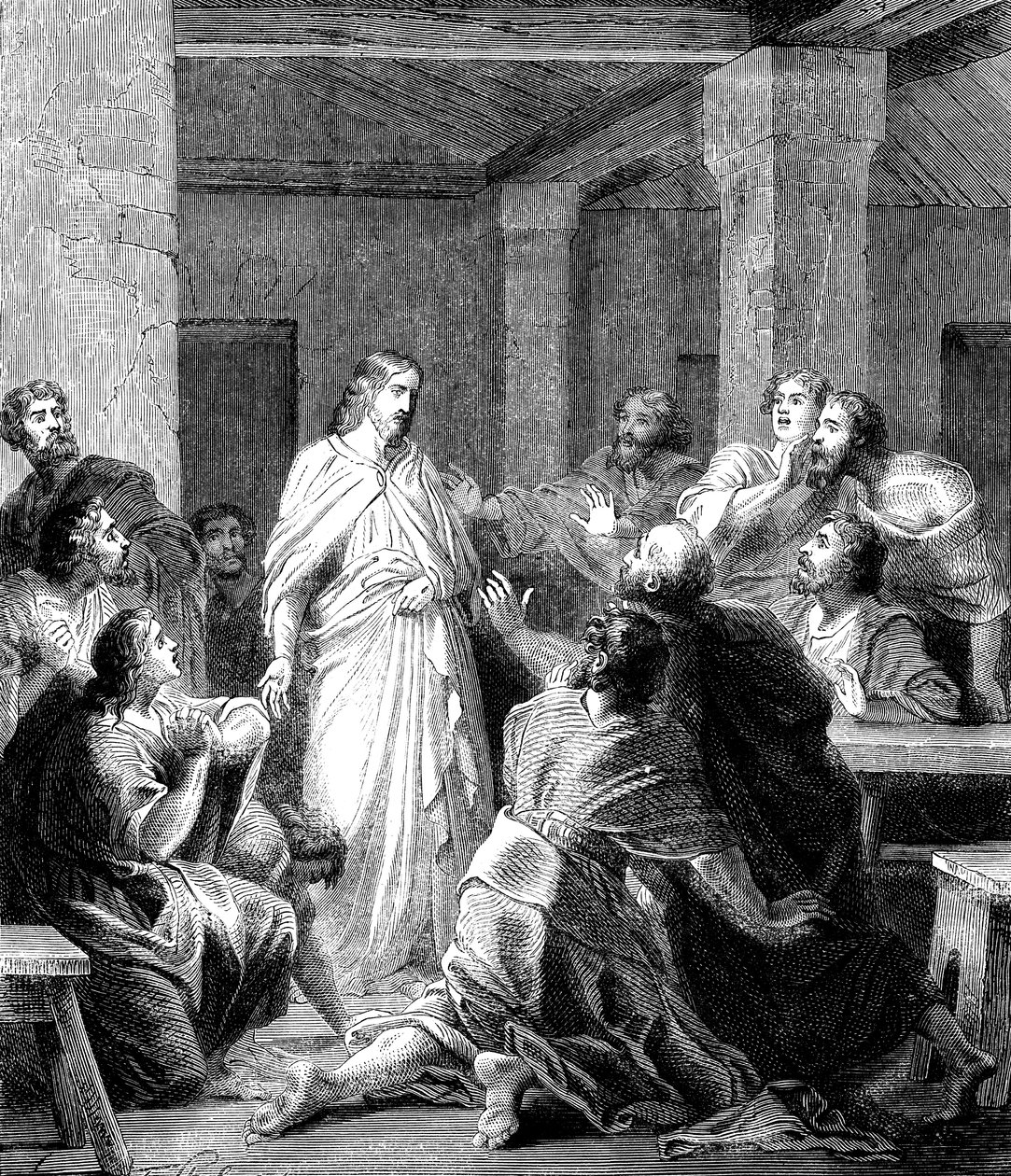 Jesus Kristus viste seg for sine disipler etter sin oppstandelse av Unbekannt
