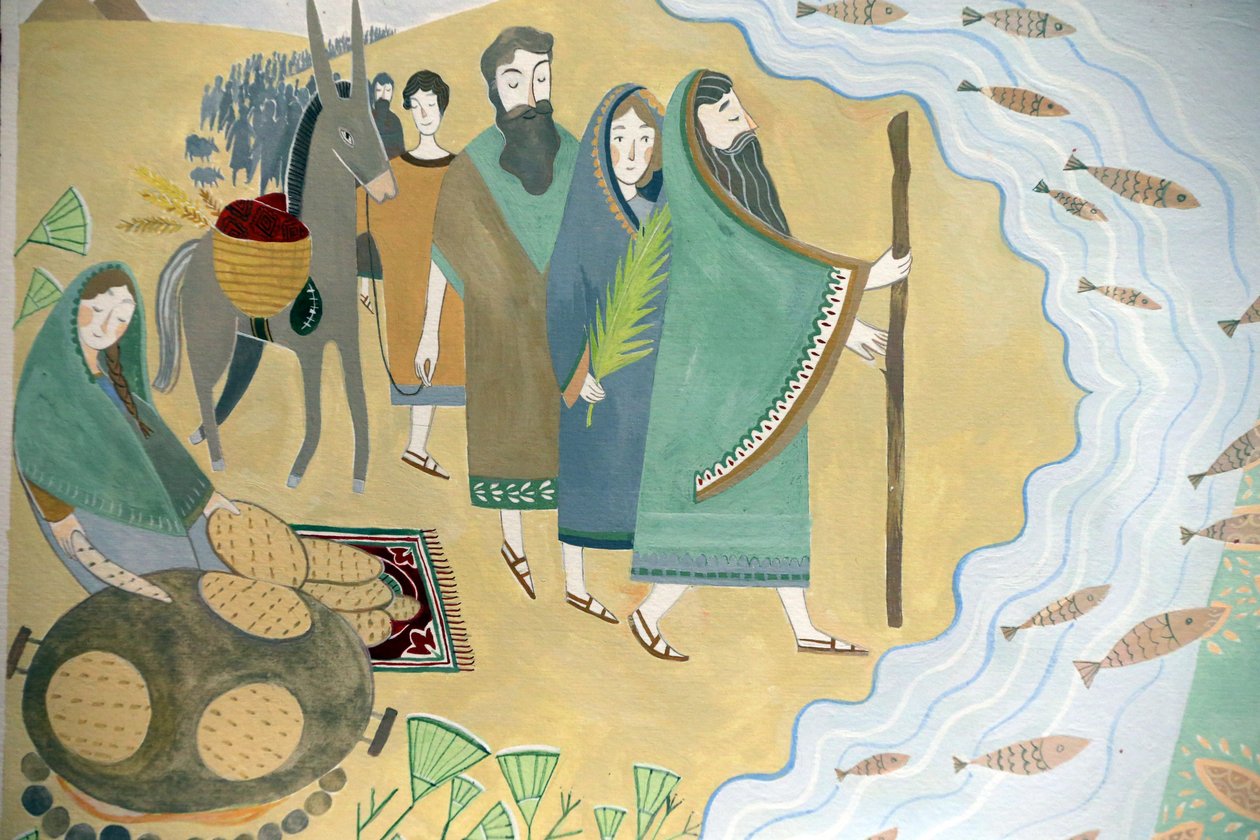 Jødisk museum i Sveits, Basel, Utvandringen fra Egypt, påske (bilde) av Unbekannt
