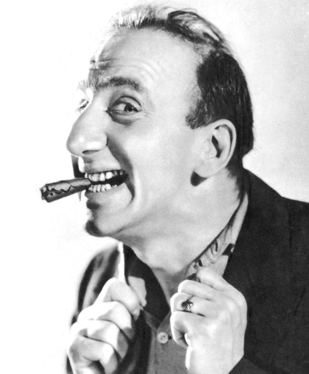 Jimmy Durante , amerikansk sanger, pianist, skuespiller og komiker, 1934-1935 av Unbekannt
