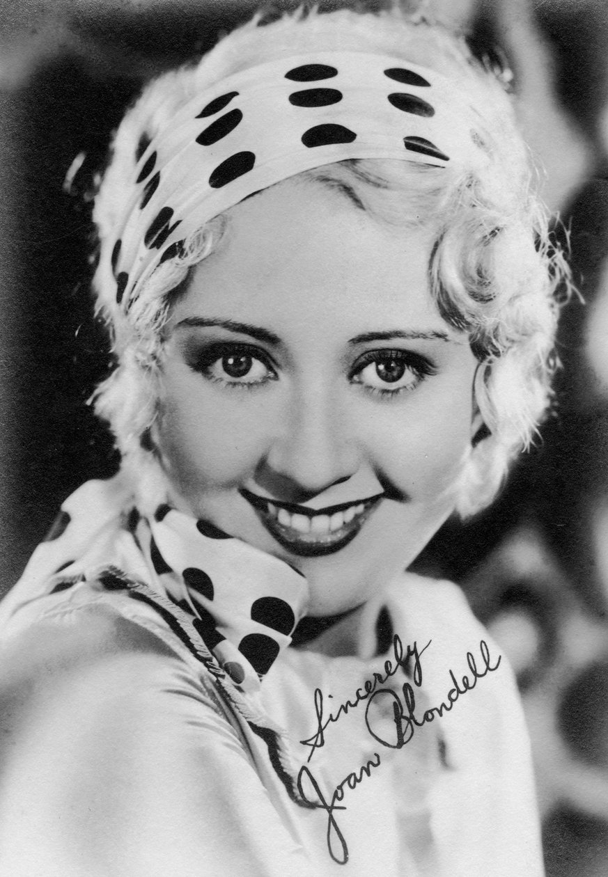 Joan Blondell 1906-1979, amerikansk skuespillerinne, ca 1920-tallet av Unbekannt