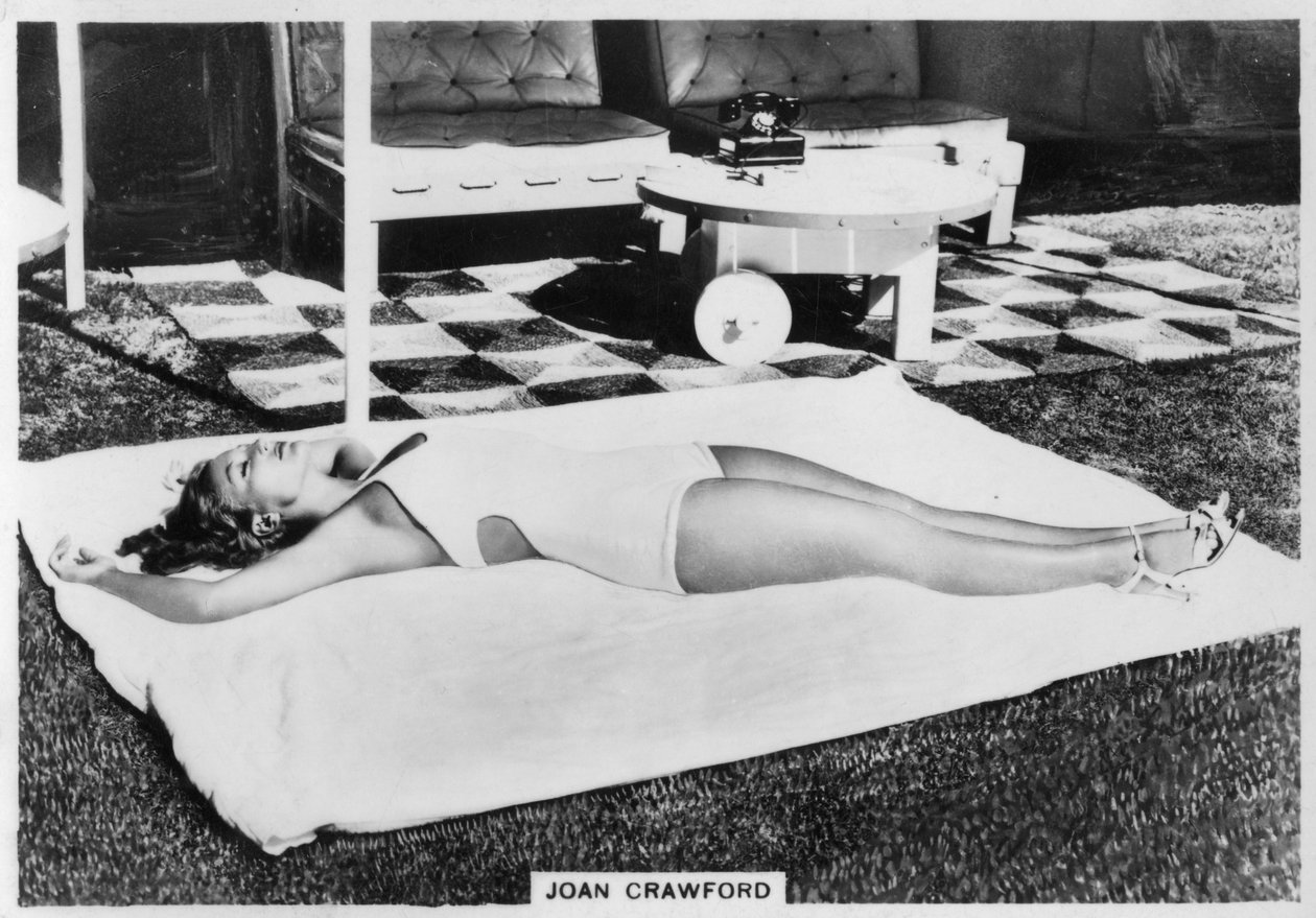 Joan Crawford , amerikansk skuespillerinne og filmstjerne, 1938 av Unbekannt
