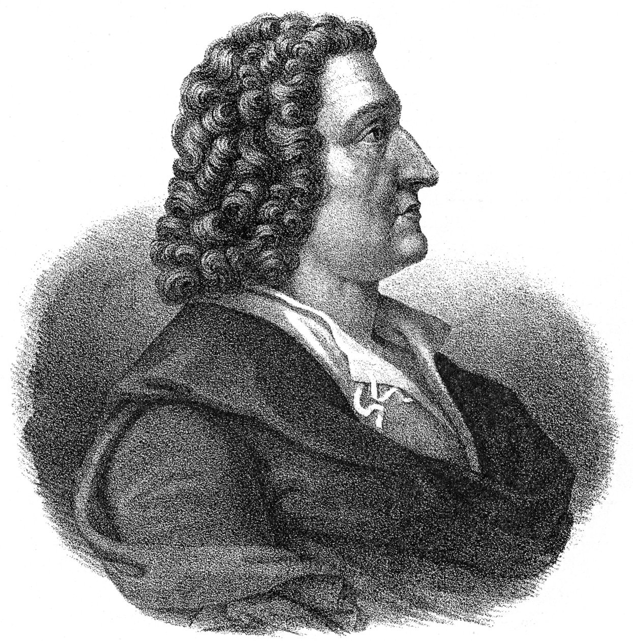 Johann Freidrich Bottger , tysk kjemiker og keramiker, c1895 av Unbekannt