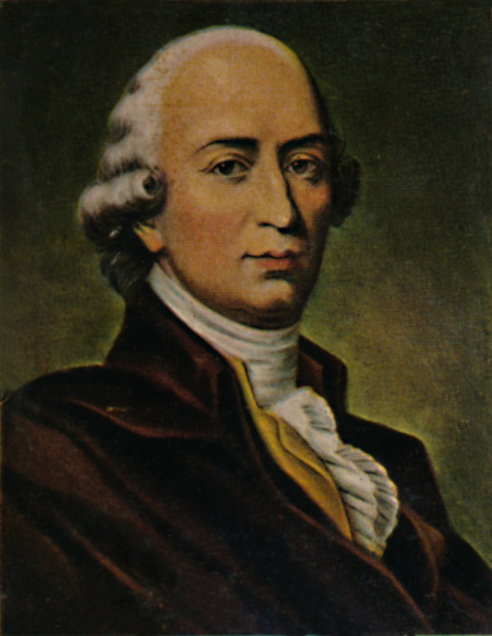 Johann Gottfried Herder 1744-1803. - Maleri etter Graefle, 1934. av Unbekannt