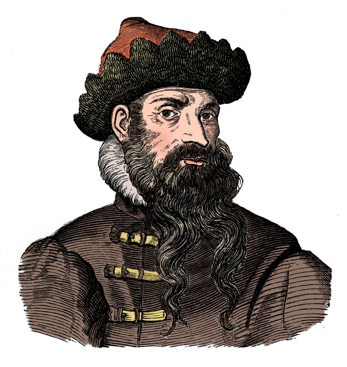 Johann Gutenberg, tysk metallarbeider og oppfinner, 1500-tallet, 1870. av Unbekannt