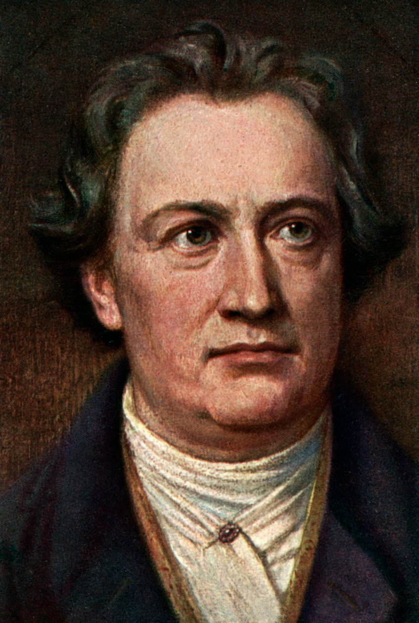 Johann Wolfgang von Goethe 1749-1832, tysk forfatter, c1920-tallet av Unbekannt