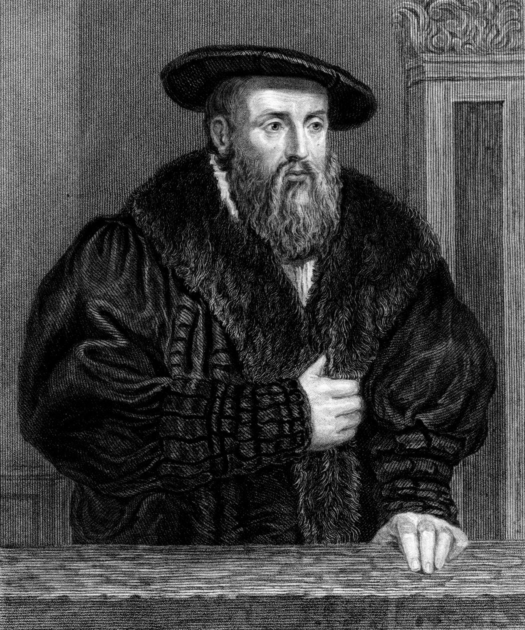 Johannes Kepler, tysk astronom, tidlig på 1600-tallet, c1835 av Unbekannt