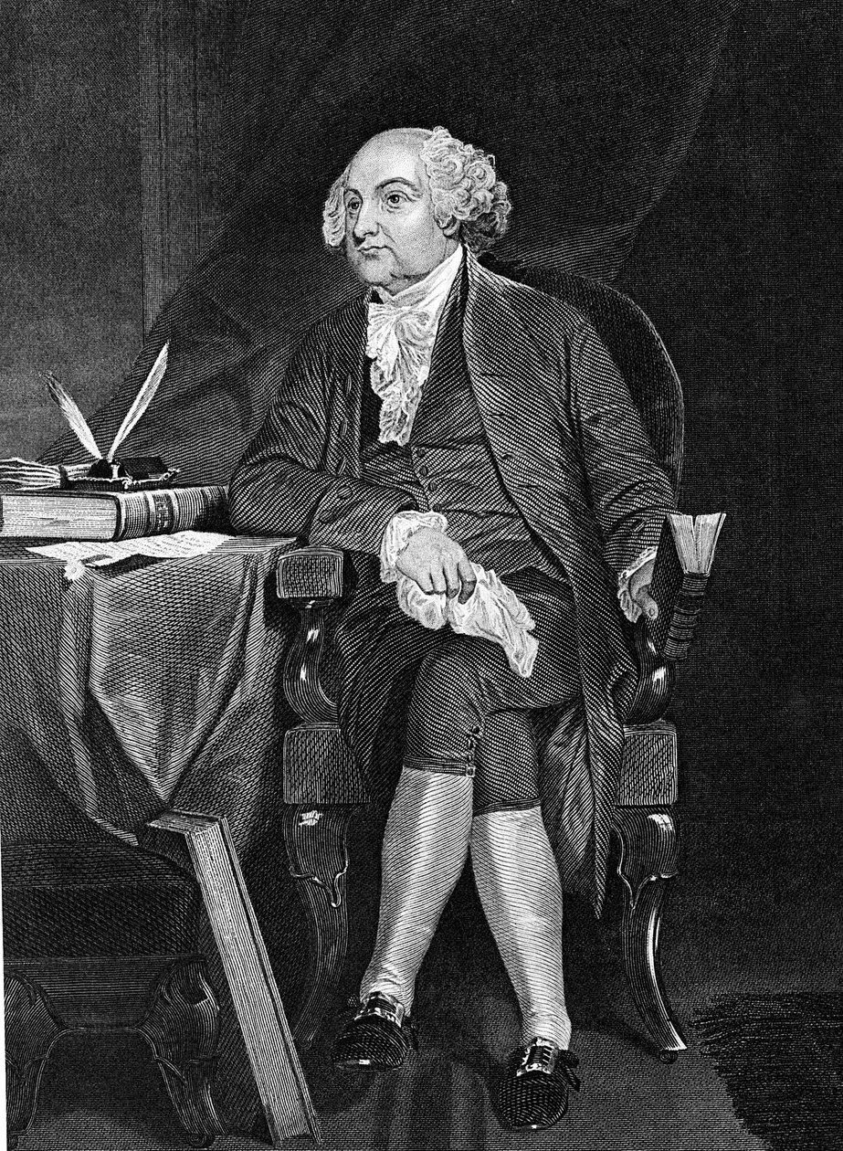 John Adams 1735-1826, andre president i USA 1797-1801 av Unbekannt